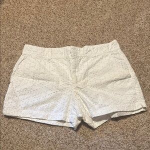 GAP Women's Cream Eyelet Shorts
